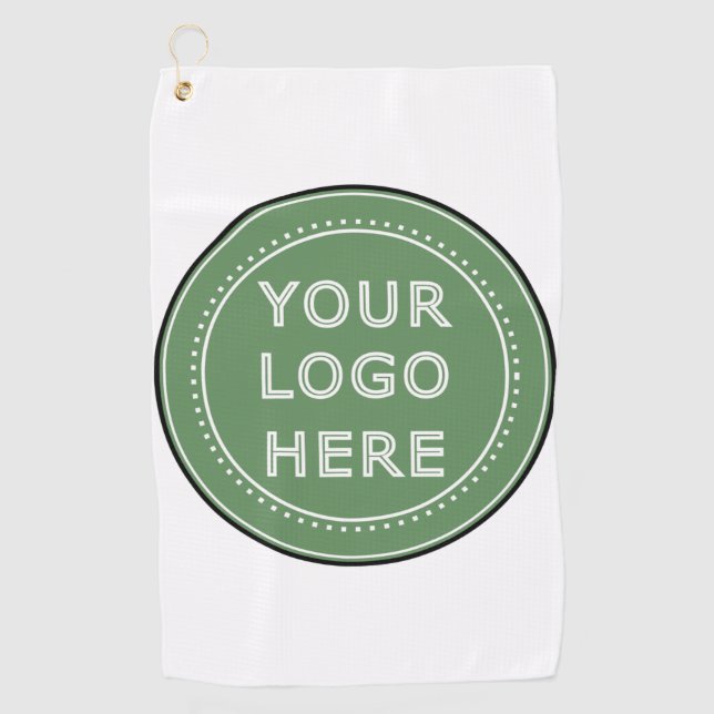 Serviette De Golf Élégant, contemporain, poli et personnalisable. (Devant)