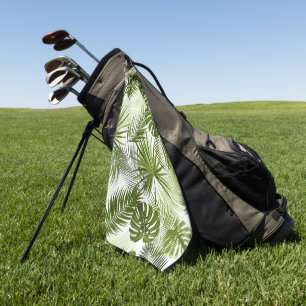 Serviette De Golf Élégant décor floral aquarelle accrocheur 