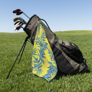 Serviette De Golf Élégant décoratif floral aquarelle accrocheur 