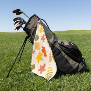 Serviette De Golf Élégant floral aquarelle déco coup d'oeil