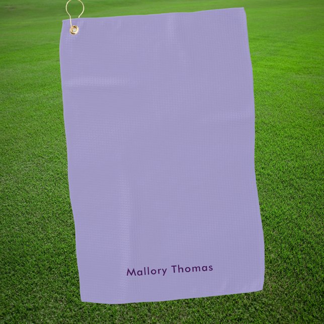 Serviette De Golf Elegant Modern Simple Professional Golfer  (Créateur téléchargé)