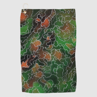 Serviette De Golf Emerald Maze