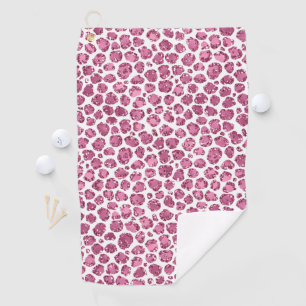 Serviette De Golf Empreinte de léopard de la Parties scintillant de
