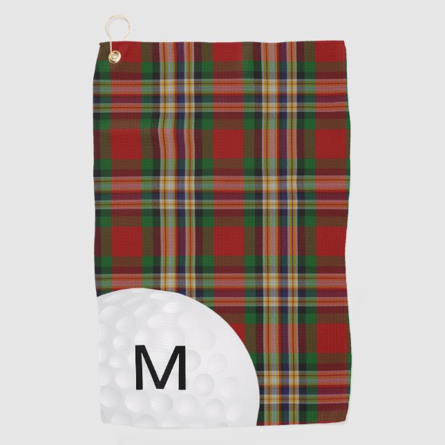 Serviette de golf en plastique MacGill Tartan (Devant)