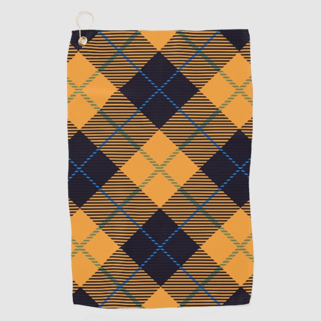 Serviette De Golf en vichy Motif (Devant)