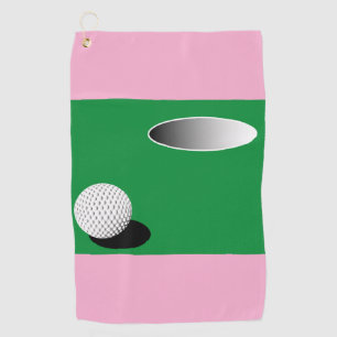 SERVIETTE DE GOLF ENTREZ DANS LE TROU