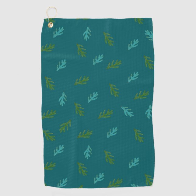 Serviette De Golf Épinette - Parfum d'une forêt (Devant)