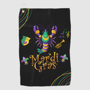 Serviette De Golf Épis/trompette/masque/fleur de lis Mardi Gras
