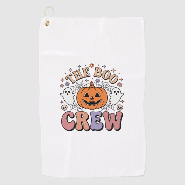 Serviette De Golf Équipage de fantôme d'Halloween Mignon Fantomatiqu (Devant)