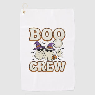 Serviette De Golf Équipage fantôme Halloween Vintage Vector Design_1