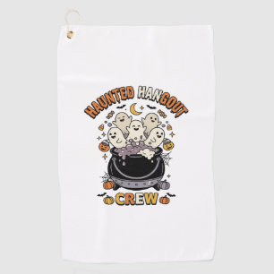 Serviette De Golf Équipe de citrouille fantôme Halloween