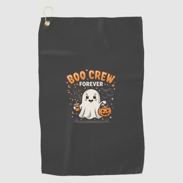 Serviette De Golf Équipe de fantômes pour toujours Halloween Fantôme (Devant)
