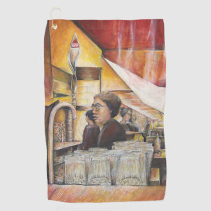 Serviette De Golf Équivalent lumineux des émotions passionnées