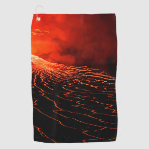 Serviette De Golf éruption volcanique