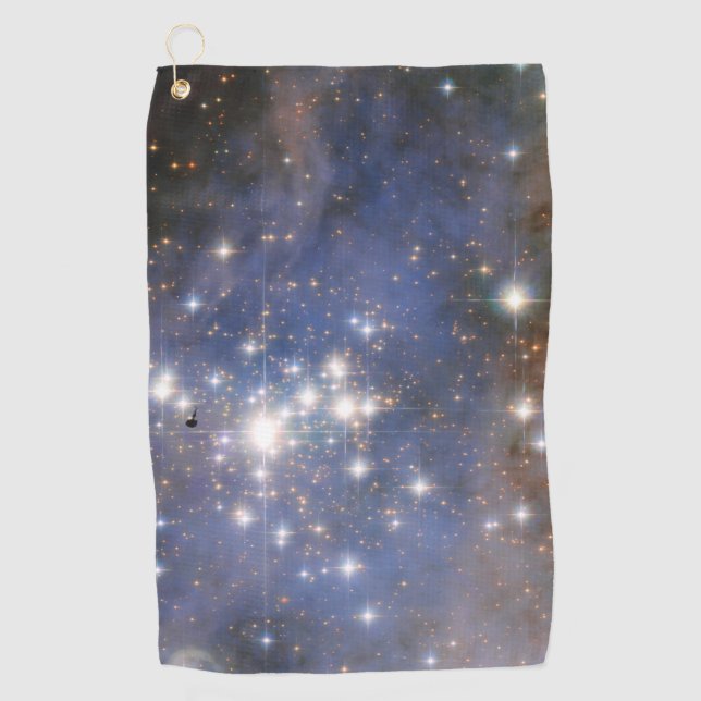 Serviette De Golf Espace nébuleuse de la Carène étoiles diamant Hubb (Devant)