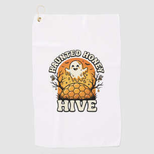 Serviette De Golf Esprits de miel hantés d'Halloween