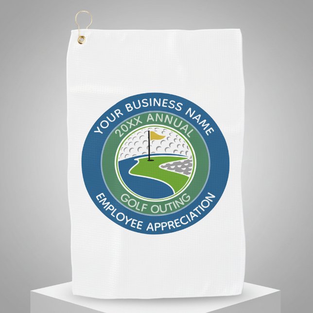 Serviette De Golf Événement de golf d'appréciation des employés du l (Créateur téléchargé)