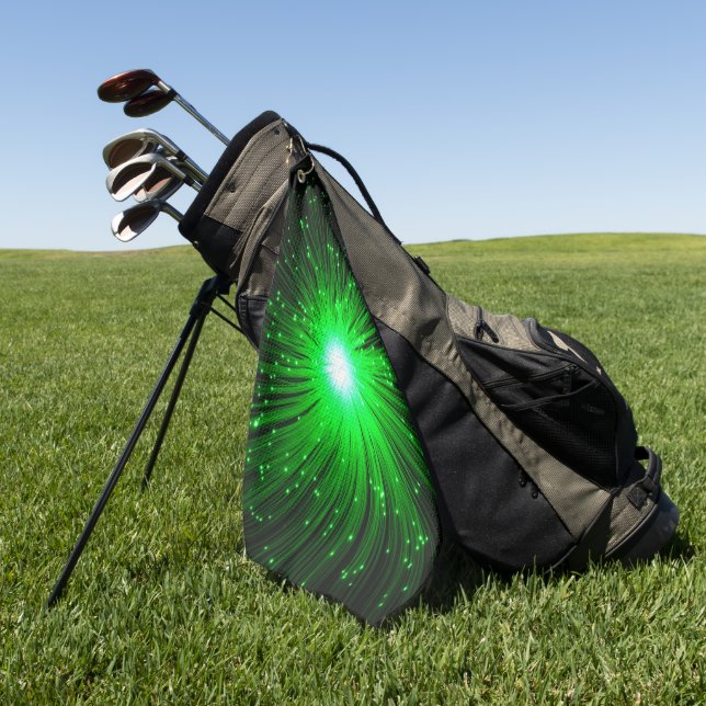 Serviette De Golf Explosion verte (Vert)