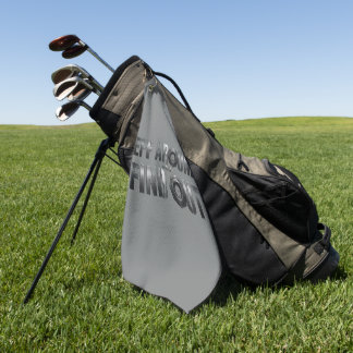 Serviette De Golf Faire le malin et découvrez – Gunmetal.