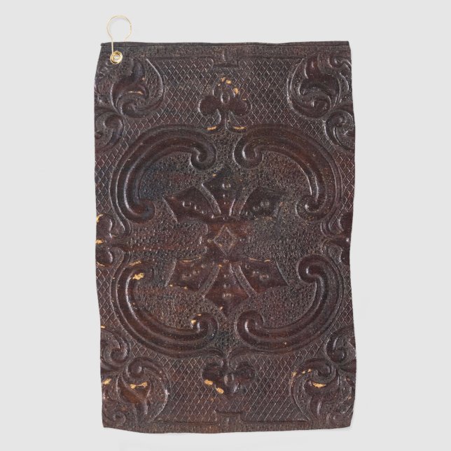 Serviette De Golf Falln Ancient Leather Book (Devant)