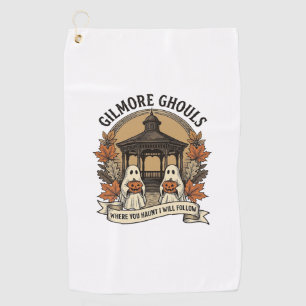 Serviette De Golf Fantôme de Halloween vintage des monstres de Gilmo