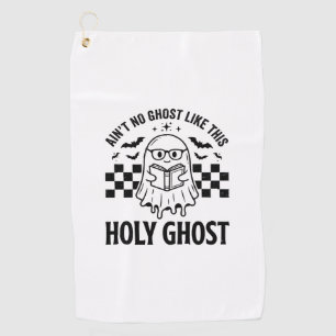 Serviette De Golf Fantôme d'Halloween Saint Esprit Drôle Vintage Dam