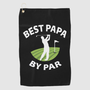 Serviette De Golf Father's Day Best Papa By Par