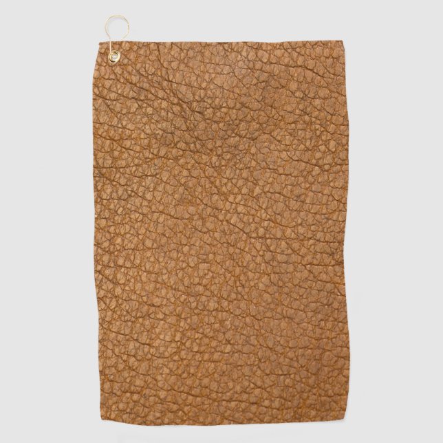 Serviette De Golf faux look en cuir (Devant)