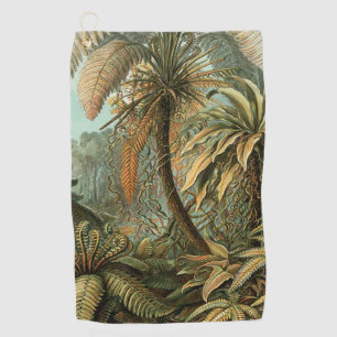 Serviette De Golf Ferns Palm Tree Antiquité Botanique Ferns Art