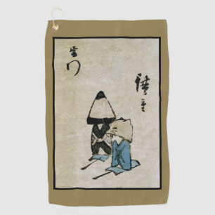 Serviette De Golf Festival Matsuri Costume Acteurs Feudal Japon