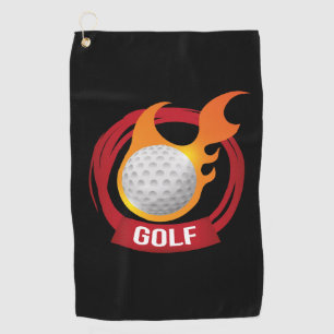 Serviette De Golf Feu