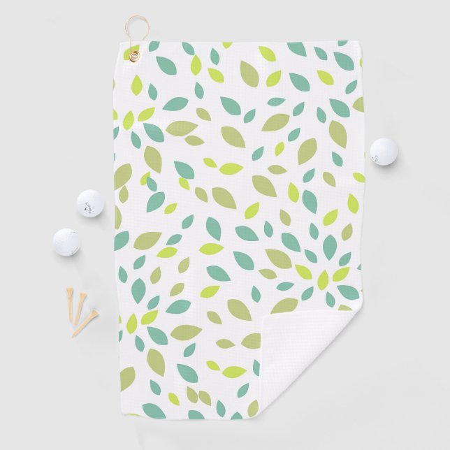 Serviette De Golf Feuille (vert) (En situation)