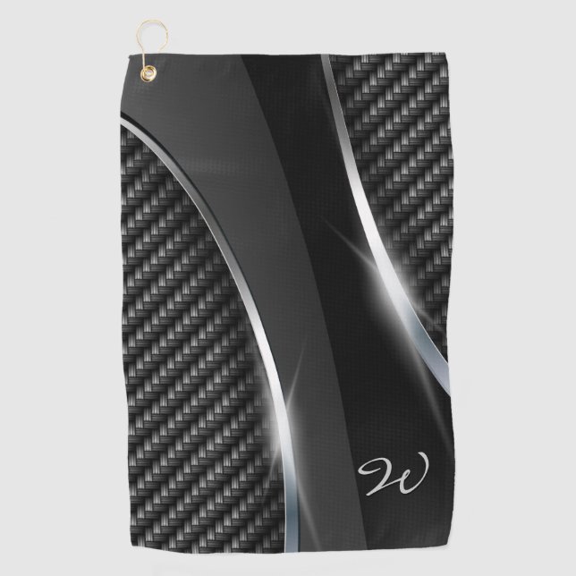 Serviette De Golf Fibre 3 de carbone (Devant)
