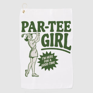 Serviette De Golf Fille golfeuse drôle Par Tee Fille pour les amateu