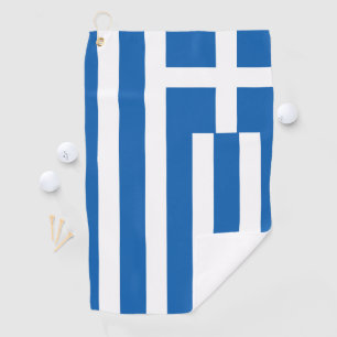 Serviette De Golf Flag de Greece