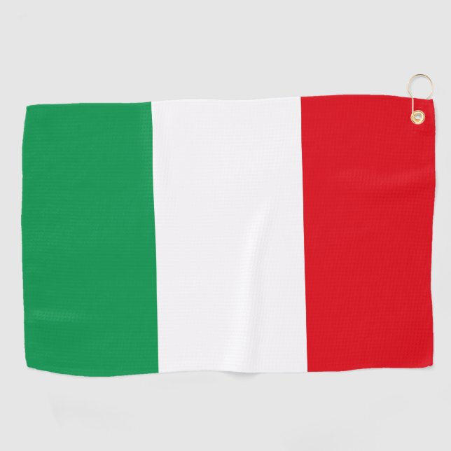 Serviette De Golf Flag of Italy (Horizontal)