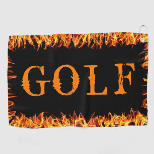 Serviette De Golf Flammes