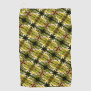Serviette De Golf Fleur de Dogwood sauvage fleurit Motif Abstrait