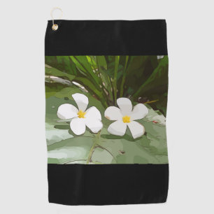 Serviette De Golf Fleurs de la Plumeria
