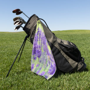 Serviette De Golf Fleurs de lavande Impressionniste Aquarelle