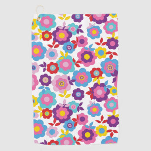 Serviette De Golf Fleurs de printemps d'Eilin 2