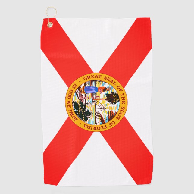Serviette De Golf Floride State Flag Golf Towne (Devant)