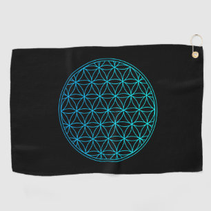 Serviette De Golf flower of life sacred geometry 