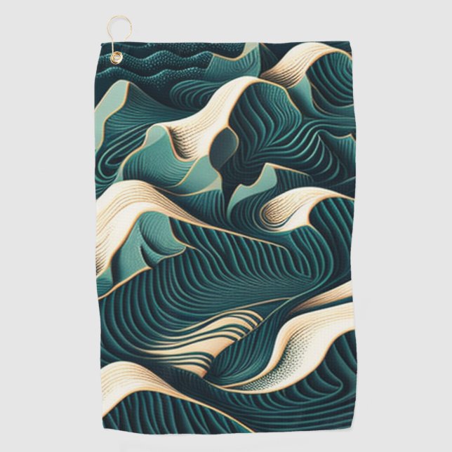 Serviette De Golf Flowing harmony (Devant)