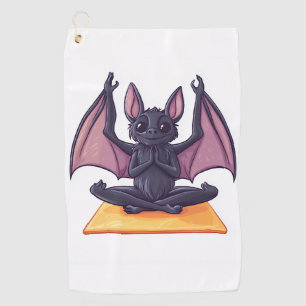 Serviette De Golf Flux de yoga de chauve-souris