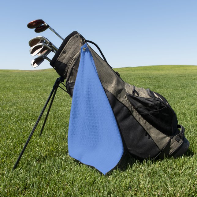 Serviette De Golf Fond bleu texturé visuel calme et simple (Vert)