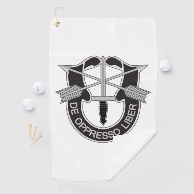 Serviette De Golf Forces spéciales SF De Oppresso Liber (En situation)