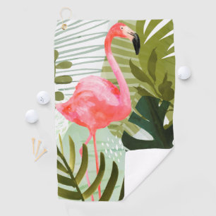Serviette De Golf Forêt de Flamant rose
