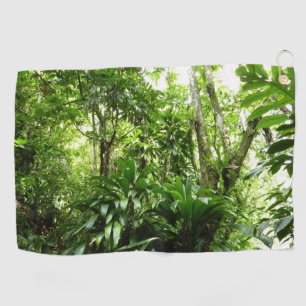Serviette De Golf Forêt de pluie dominicaine I Nature verte tropical