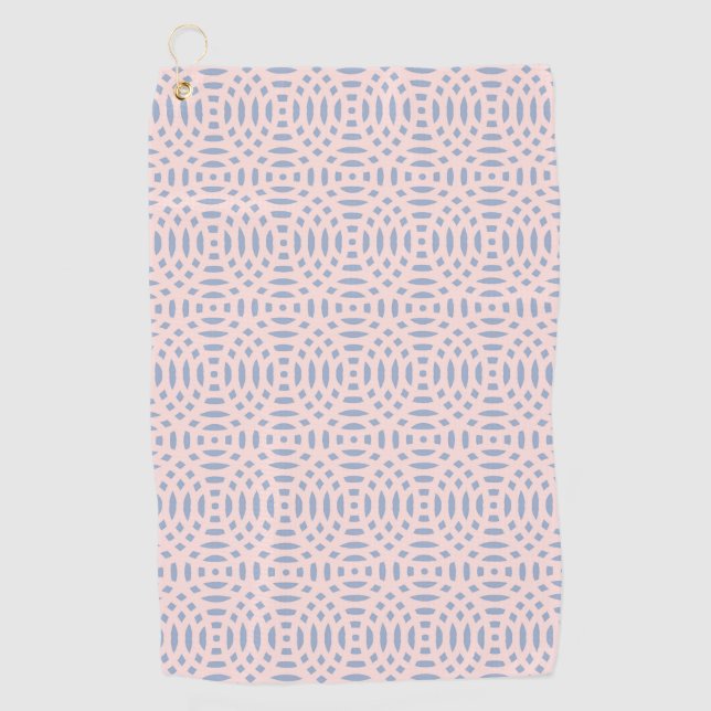 Serviette De Golf formes circulaires motif sans couture (Devant)